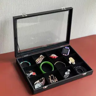 手串首飾盒帶蓋防塵收納盒放手鐲手鏈盒耳飾玉鐲珠寶盒時尚飾品收藏盒【聚寶屋】