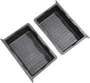 ATATHXHQay Under Seat Storage Box Compatible for Tesla Model Y 2017-2024 Center Console Organizer Bins Front Backseat Bag Trash Tray Accessories(2pcs - Model Y)