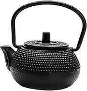 Ciieeo Mini Cast Iron Teapot for Home Office Decoration Retro Desktop Tea Kettle Adornment for Study Bedroom Living and Tearoom Iron Material