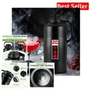 10L Dry Ice Storage Bucket - 304 Stainless Steel with Pressure Relief Valve