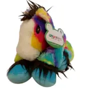 Stufflers Unstuffed Rainbow Coloured Horse Build a Bear