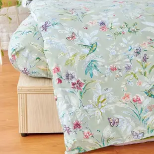 【伊德生活】埃及棉床包枕套組 夏綠蒂 特大(埃及棉、床包、枕套)