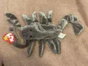Original Rare TY Beanie Baby - STINGER the Scorpion (8 in) With Tag Errors!