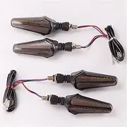 Indicators Flowing Turn Signal 4PCS Motorcycle Indicators Flowing Turn Signal Lights Motorbike Turning Indicators Daytime Running Lights Brake Lights Turn Signal Indicator