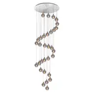 Harper LED 31L Modern Staircase Pendant Lights Smoke | Marden Designer