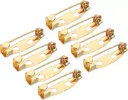50Pcs Safety Bar Pins 20Mm Brooch Clasp Pin Backs for ID Badges Name Cards Tags