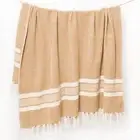 The Fine Living Co. 100% Recycled Cotton Throw Blanket 50”x 60” inches Light