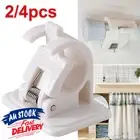 Self Adhesive Hooks Curtain Brackets Holders Pole Drapery Rod Curtains Hook