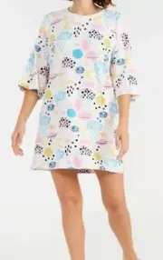 "New w Tag" Peter Alexander Womens Magical Sky Sleep Tee Nightie - Cotton Jersey