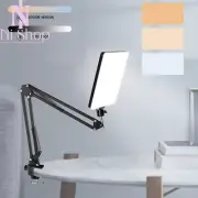 LED Video Light Kit Photography Tabletop Lighting With Desk Clamp For Vlog Live