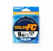 Sunline Fluorocarbon Leader Siglon FC 100% 50m 9lb Diameter 0.245mm (8289)