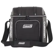 Coleman Plastic Cooler 16 Can Soft Cooler Black Outdoor Camping 30L Black/Grey