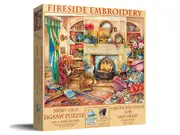 SunsOut Fireside Embroidery Jigsaw Puzzle XL 1000 Pieces (SUN23447)