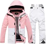[Dsimilarl] Ski Suit Women Skiing Clothes Winter Outdoor Warm Windproof Waterproof Jacket and Pants Set Female Snowboarding Suits Snow Sport