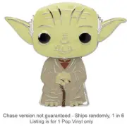 Star Wars Yoda 4" Pop! Collectable Enamel Pin Jewelry Gift Chase Ships 1 in 6