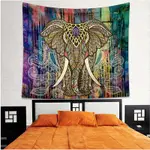 【GEEK】東南亞風格 掛毯 裝飾掛畫 掛布 泰國大象 印度瑜伽 海灘巾 拍照背景布 牆壁裝飾掛 裝飾背景 拍攝牆