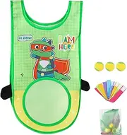 Throwing Target Game, Dodgeball Tag Game, Stick Ball Vest, Long Lasting, Lightweight, 50x30x1cm for School, Yard, Outdoor