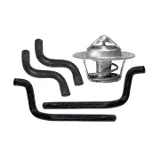 Gates Thermostat Radiator Hose Heater Hose Kit for Ford Falcon BF with T Piece