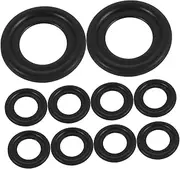 Engine Maintenance 10pcs Oil Pan Screw Gasket Set Rubber Seals Fit Leak Resistant
