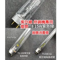 在飛比找蝦皮購物優惠-大象生活館 紫外線殺菌燈管T8 10W 15W UVC 小廚