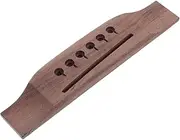 Sosoport Replaceable Guitar Bridge for Folk Guitar Rosewood Acoustic Instrument Parts Enhances Sound Performance for Music Repair Recording