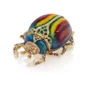 JAY STRONGWATER GORGEOUS PHARAOH SCARAB TRINKET BOX SWAROVSKI BOX NEW