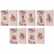 MONIKA STRIGEL FLOWER FRIENDS LEATHER BOOK WALLET CASE FOR HUAWEI XIAOMI TABLET