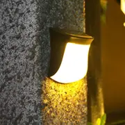 Solar Deck Lights IP65 Waterproof Solar Wall Lights Decorative Garden Lights -Warm White