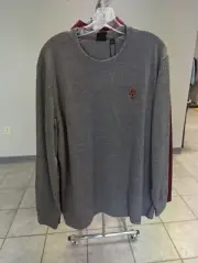 NWT MEN'S DUNNING GOLF CREW NECK SWEATER, SIZE: XL, COLOR: ARCTIC HEATHER (M10)