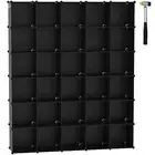 Cube Storage Organizer, 30-Cube Shelves Units, Closet Cabinet, DIY Plastic