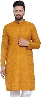 [Jompers] Men's Cotton Straight Kurta (KOO_561Maroon)