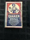 1910s? Quaker Safety Matches Lee And Cady Detroit, Mi 2 Boxes Full
