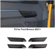 Inner Door Handle Protector Cover Trim Cas Shell For Ford Bronco 21+Carbon Fiber (for: Ford)