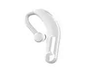 1Pc M21 Wireless Earphone Hanging Ear Multifunctional Bluetooth-compatible 5.0 HiFi Stable Headphone for Office - White