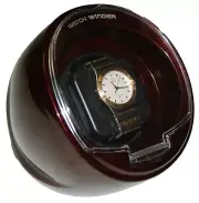 NEW Diplomat Watch Winder BROWN Color Single Automatic With Built In IC Timer