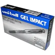 Uni-Ball Gel Impact Gel Pen Blue 12 Pack