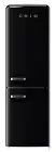 CHiQ 231 Litre Retro Bottom Mount Fridge Freezer Retro Black Model CRBM229NB