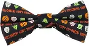 [Jacob Alexander] Boys' Happy Halloween Monsters Frankenstein Mummy Witches Jack-O-'Lantern Adjustable Pre-Tied Banded Bow Tie