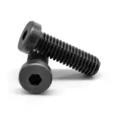 M8 x 1.25 x 30 MM (FT) Coarse Class 10.9 Socket Low Hd Cap Screw Black