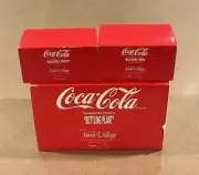 Department 56 CocaCola Snow Village Bottling Plant, Delivery Men, and Truck. NEW
