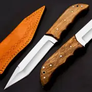 RaB Handmade Full Tang D2 Steel Tanto Style Survival, Combat, Skinning Knife