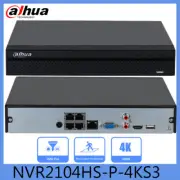 Dahua NVR2104HS-P-4KS3 4CH Compact 1U 4PoE 1HDD Lite Network Video Recorder
