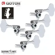 NEW Gotoh GBU510C-9 Compact Bass 5-String L4+R1 Tuners Clover Key 4x1 - CHROME