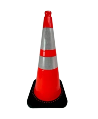 M-CN18IN-M28 28" Traffic Cone - High Visibility, Durable PVC, Reflective Collar