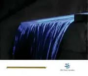 11" LED Submersible Water Light Strip Cool Blue LED11CB w/ Transformer 15' Cord