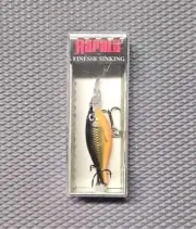 rapala ultra light shad crankbait 1 1/2" 1/8oz gold finesse sinking