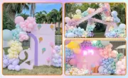 130Pcs Pastel Balloon Garland Arch Kit Reusable Macaron Assorted Color xitpF