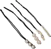 Vaguelly 4Pcs Hair Design Tools Chic Hair Bun Maker for for Daily Use and Special Occasions