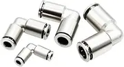 30PCS All Copper Nickel-Plated Pneumatic Quick Right Angle 90 Degree Elbow Joint PV4/6/8/10/12/16 High Pressure Resistance. (Color : PV16 30PCS)