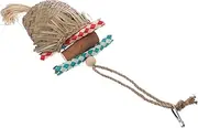 SEWOART Parrot Hanging Chewing Toy Bird Parrot Chew Toy Foraging Hanging Toy Bird Shredding Toy Safe for Parakeets